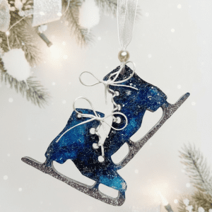 Weihnachtsanhänger „Eislaufschuhe“