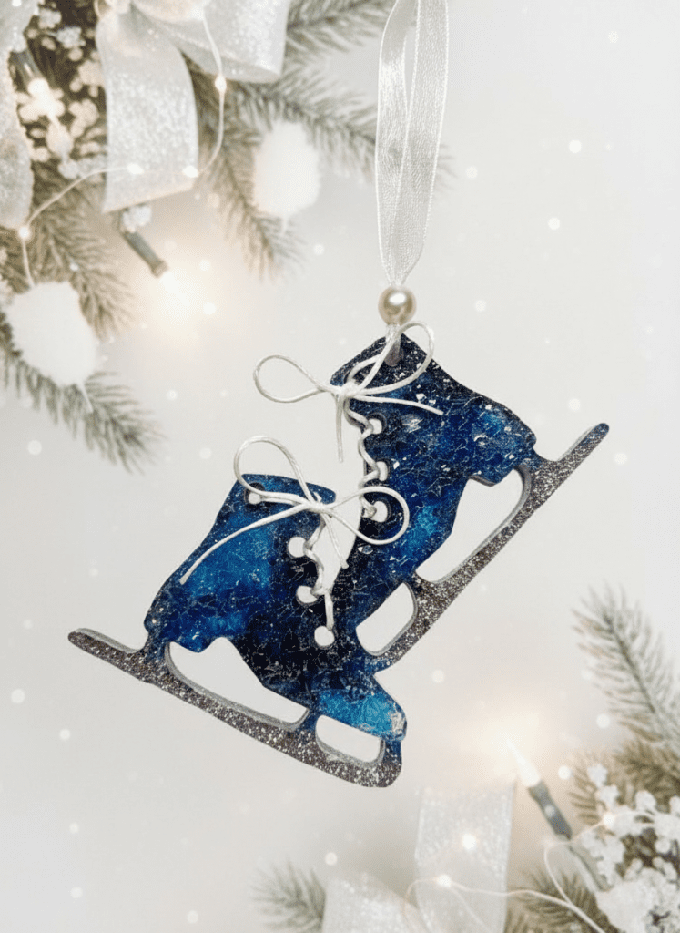 Weihnachtsanhänger „Eislaufschuhe“