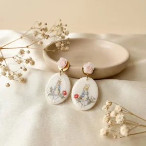 Verspielte Hasen-Hängeohrringe